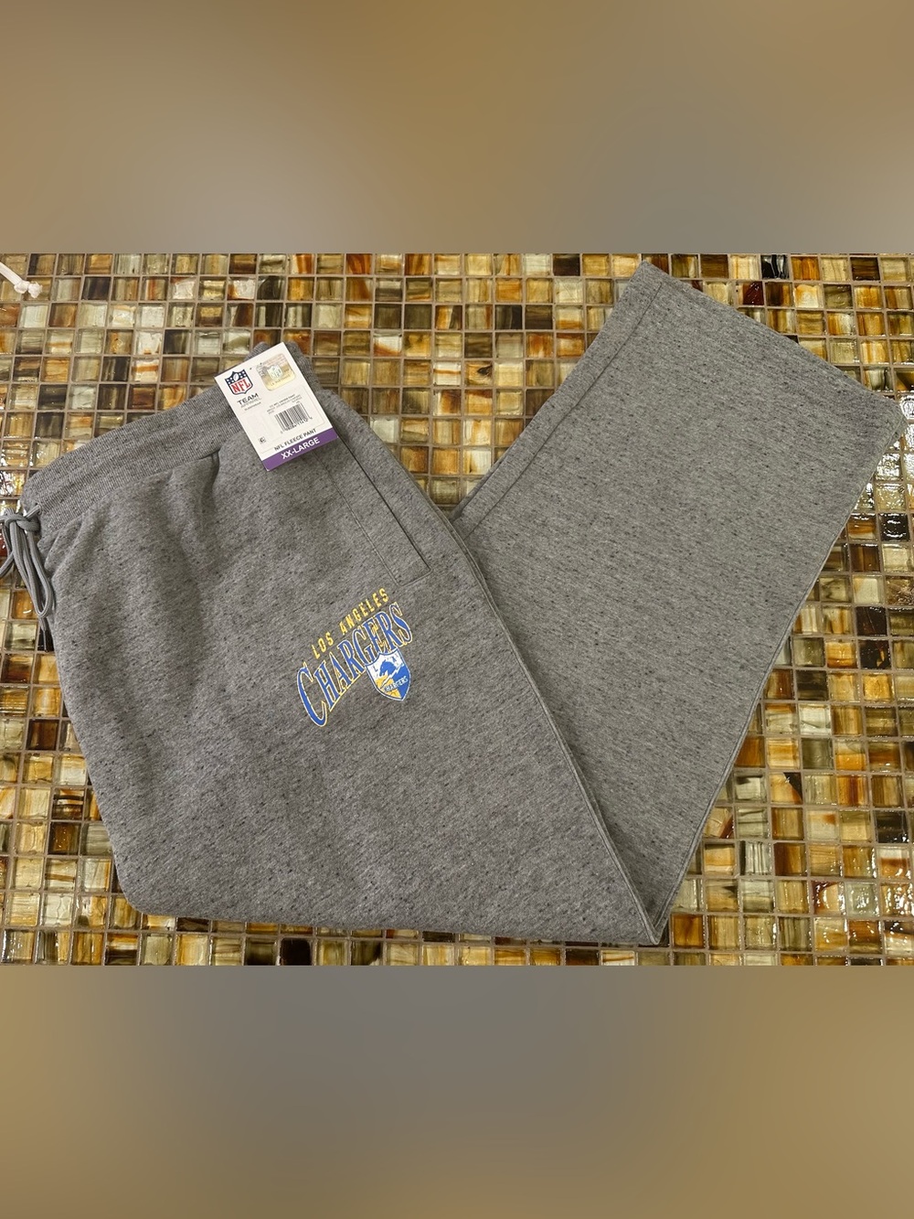 NWT Los Angeles Chargers Gray Lounge Pants/Sleepwear~2XL~Unisex~NFL Team Apparel